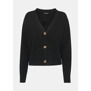 Whistles Cashmere Cardigan - L Black